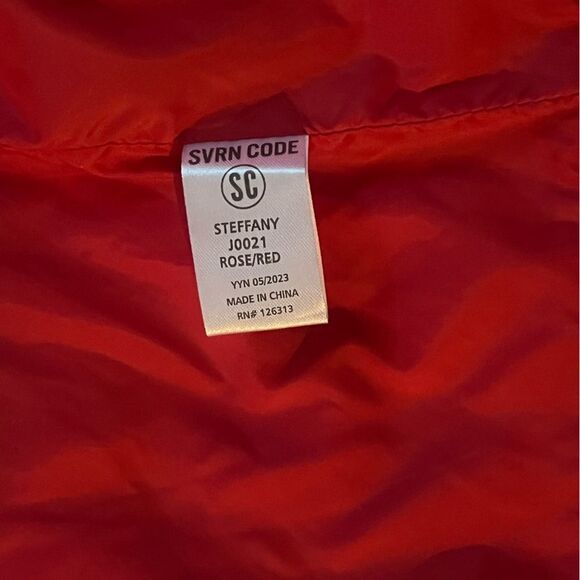 Sovereign Code Children’s Red and Pink Faux Fur Vest SVRN Size 3 - Picture 4 of 6